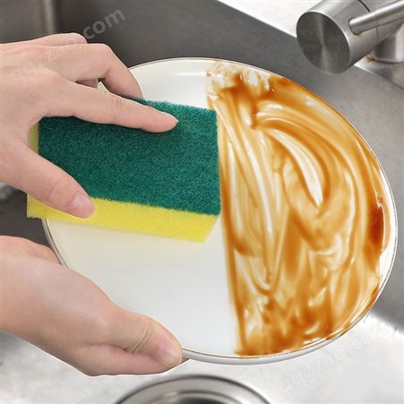洗碗海绵块百洁布刷碗神器厨房洗锅用品双面清洁木浆棉魔力海绵擦